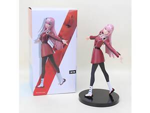 Фигурка 'Zero Two'. Фигурка из аниме Darling in the FranXX. Игрушка Зеро Ту. Статуэтка 02 21см