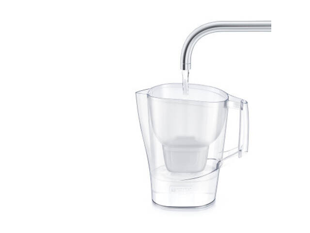 Фильтр-кувшин Brita Aluna Memo MXPro 2.4л (1.4л очищеної води) з фільтр-картриджем, білий (1052801) - Фото 3