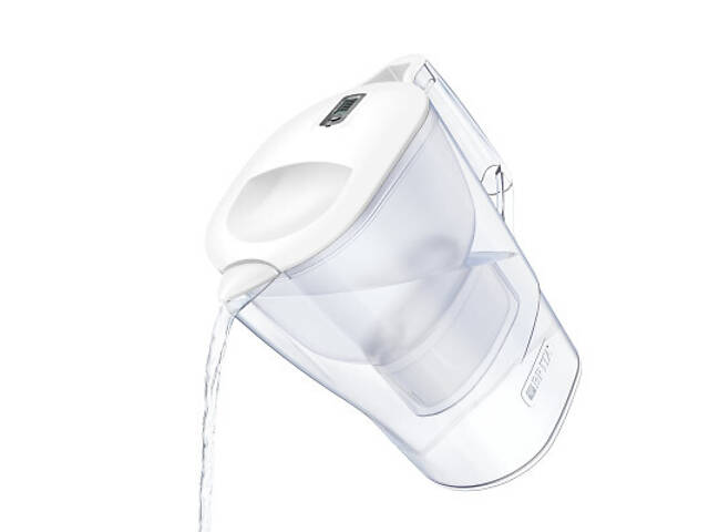Фильтр-кувшин Brita Aluna Memo MXPro 2.4л (1.4л очищеної води) з фільтр-картриджем, білий (1052801) - Фото 4