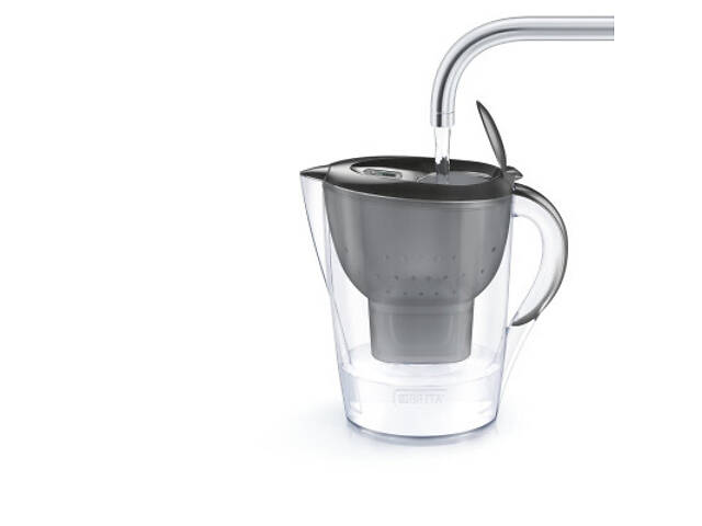 Фильтр-кувшин Brita Marella Memo MXPro 2.4л (1.4л води) з фільтр-картриджем, графіт (1052794) - Фото 3