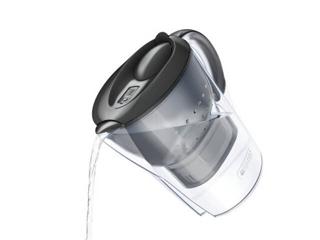 Фильтр-кувшин Brita Marella Memo MXPro 2.4л (1.4л води) з фільтр-картриджем, графіт (1052794) - Фото 4