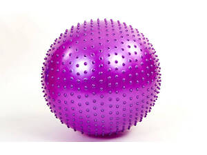 Фитбол масажний Zelart FI-1986-55 55 см Фіолетовий (FI-1986-55_Фіолетовий)