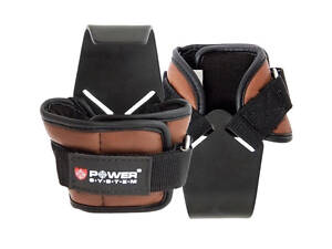Гаки для тяги на зап'ястя Power System PS-3300 Hooks Brown XL