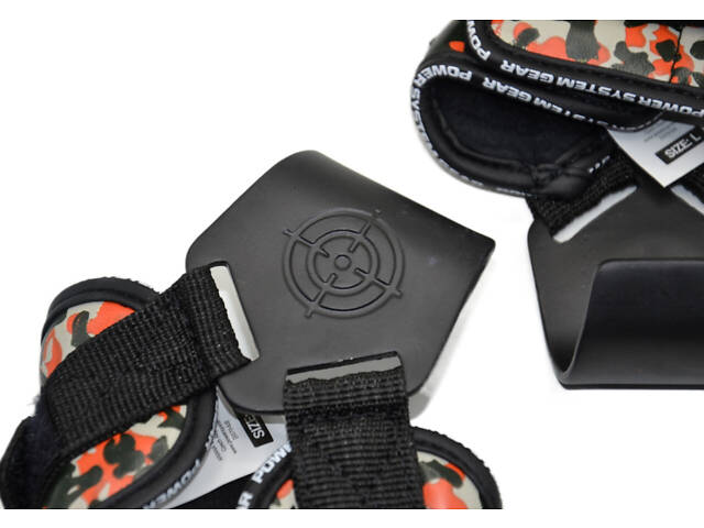 Гаки для тяги на зап'ястя Power System PS-3370 Hooks Camo Black/Red L - Фото 10