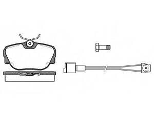 Гальмівна колодка дискова Woking (P3963.02) WOKING P396302 на BMW 3 седан (E30)