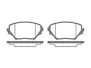 Тормозная колодка дисковая Woking (P9133.00) WOKING P913300 на TOYOTA RAV 4 Mk II (CLA2_, XA2_, ZCA2_, ACA2_)