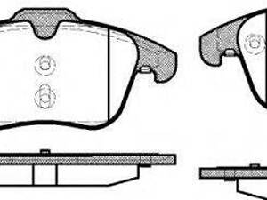 Гальмівна колодка дискова Woking (P13193.00) WOKING P1319300 на PEUGEOT 508