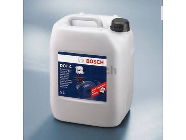 Гальмівна рідина DOT4 5л пласт. BOSCH 1987479108