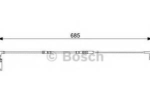 Гальмівні аксесуари BOSCH 1987473003 на BMW (BRILLIANCE) 5 SERIES (E60)