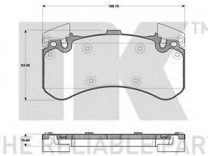 Гальмівні дискові колодки, комплект NK 2247108 на AUDI A7 Sportback (4GA, 4GF)