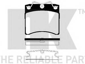 Гальмівні дискові колодки, комплект NK 224721 на VW TRANSPORTER / CARAVELLE Mk IV автобус (70XB, 70XC, 7DB, 7DW)