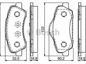 тормозные колодки, дисковые BOSCH 0986494713