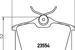 Гальмівні колодки AUDISEATSKODAVW A1A3LeonOctaviaGolf R 03&gt &gt  TEXTAR 2355402 на SEAT LEON (1P1)