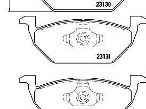 Гальмівні колодки AUDISEATSKODAVW A2A3LeonOctaviaGolfPolo F 96&gt &gt TEXTAR 2313101 на SEAT LEON (1P1)