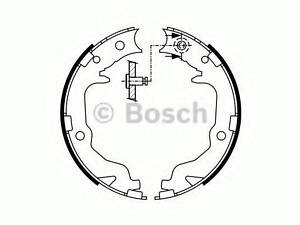 Гальмівні колодки барабані BOSCH 0986487766 на MITSUBISHI OUTLANDER SPORT (GA_W_)