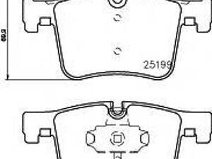 Тормозные колодки BMW 1(F20)3(F30)X3(F25)X4(F26) F 10 TEXTAR 2519901 на BMW 1 (F20)