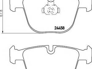 Гальмівні колодки BMW X5(E70,F15)X6(E71,F16) R 06&gt &gt TEXTAR 2445801 на BMW X6 (E71, E72)