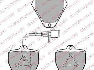 Тормозные колодки дисковые AUDI S4S6 DELPHI LP1024 на AUDI A8 седан (4D2, 4D8)