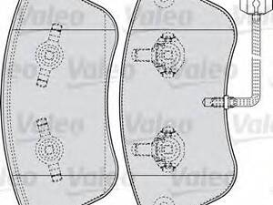 Гальмівні колодки дискові AUDIVW A6A8Phaeton 2,8-6,0 02-16 VALEO 598845 на VW PHAETON седан (3D_)