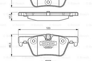 Гальмівні колодки дискові BMW 1/2/3/4 ''R ''11>>