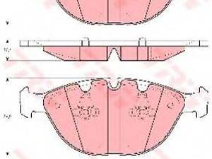 Гальмівні колодки дискові BMW X5 TRW GDB1529 на BMW X5 (E53)