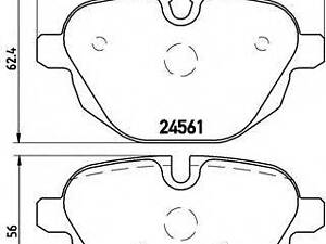 Гальмівні колодки дискові BREMBO P06064 на BMW 5 (F10, F18)