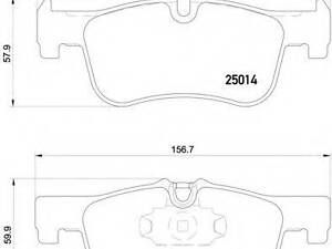 Гальмівні колодки дискові BREMBO P06078 на BMW 1 (F20)