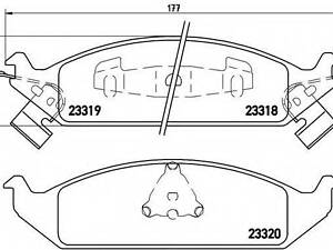 Гальмівні колодки дискові BREMBO P11011 на CHRYSLER STRATUS седан (JA)