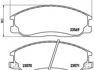 Гальмівні колодки дискові BREMBO P30013 на HYUNDAI SANTA FÉ I (SM)