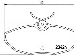 Гальмівні колодки дискові BREMBO P36013 на LINCOLN LS