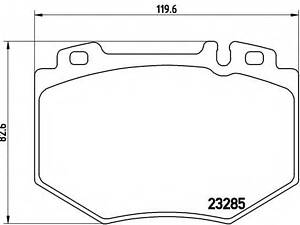 Гальмівні колодки дискові BREMBO P50048 на MERCEDES-BENZ S-CLASS седан (W220)