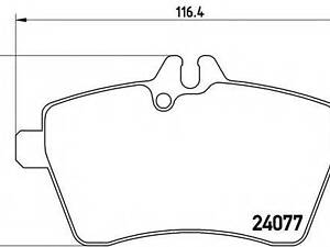 Тормозные колодки дисковые BREMBO P50056 на MERCEDES-BENZ A-CLASS (W169)