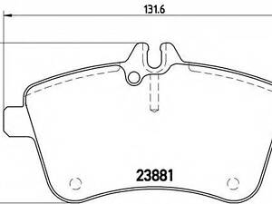 Гальмівні колодки дискові BREMBO P50057 на MERCEDES-BENZ A-CLASS (W169)