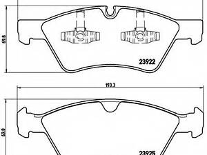 Гальмівні колодки дискові BREMBO P50063 на MERCEDES-BENZ G-CLASS (W463)