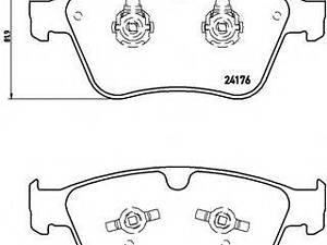 Гальмівні колодки дискові BREMBO P50105 на MERCEDES-BENZ M-CLASS (W164)