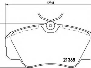 Гальмівні колодки дискові BREMBO P59016 на OPEL OMEGA A (16_, 17_, 19_)