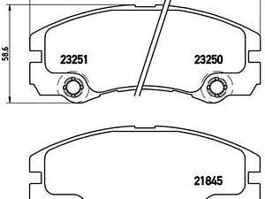 Гальмівні колодки дискові BREMBO P59033 на OPEL FRONTERA B (6B_)