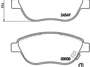 Гальмівні колодки дискові BREMBO P59052 на VAUXHALL CORSAVAN Mk III (D)