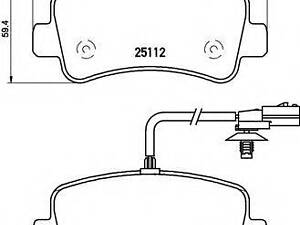 Тормозные колодки дисковые BREMBO P68063 VAUXHALL MOVANO Mk II (B) Chassis/Cab