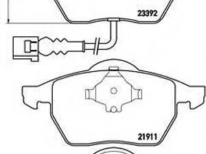 Гальмівні колодки дискові BREMBO P85045 на AUDI A3 (8L1)