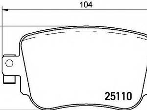 Гальмівні колодки дискові BREMBO P85135 на SEAT LEON ST (5F8)