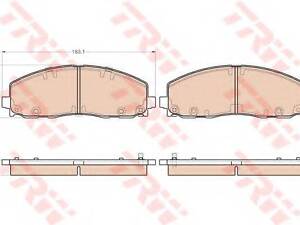 Тормозные колодки дисковые CHRYSLERFIATVW VoyagerFreemontRoutan F 11 TRW GDB1944 на FIAT FREEMONT (JF_)