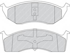Гальмівні колодки дискові FERODO FDB1098 на CHRYSLER VISION седан