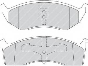 Гальмівні колодки дискові FERODO FDB1098 на CHRYSLER VISION седан