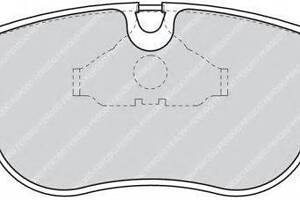 Гальмівні колодки дискові FERODO FDB1285 на VOLVO 850 (LS)