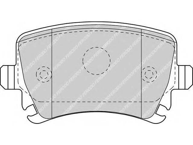 Гальмівні колодки дискові FERODO FDB1636 на VW PASSAT (362)