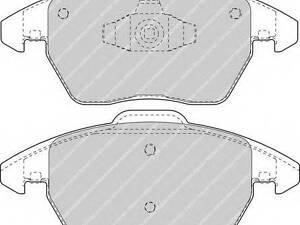 Тормозные колодки дисковые FERODO FDB1728 на PEUGEOT 408