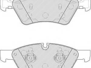 Гальмівні колодки дискові FERODO FDB1830 на MERCEDES-BENZ R-CLASS (W251, V251)