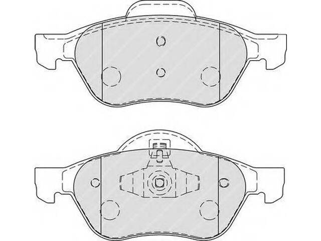 Тормозные колодки дисковые FERODO FDB1866 на RENAULT MEGANE II Sport Tourer (KM0/1_)
