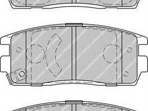 Гальмівні колодки дискові FERODO FDB1935 на VAUXHALL ANTARA (J26, H26)